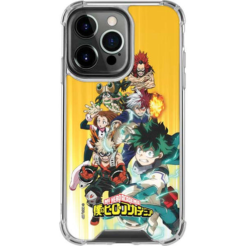 My Hero Academia Deku Squad Season 5 iPhone 14 Pro Clear Case